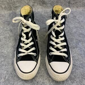 Chuck Taylor Converse High Tops All Star Black White, Women's Size 6